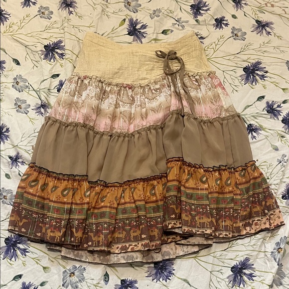 serious Dresses & Skirts - boho Tiered Midi Skirt